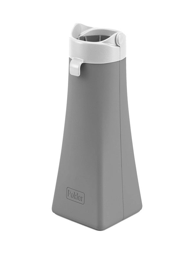 Polder 2-in-1 Hot Sleeve Hair Care Tool Holder, Silicone, Gray, 10.75" x 2.75" x 2" - Image 1